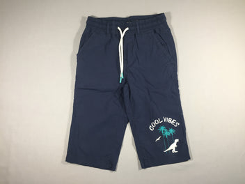 Bermuda bleu marine - taille élastique - Cool Vibes