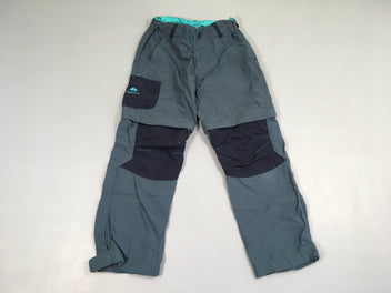 Pantalon de randonnée bleu modulable en short