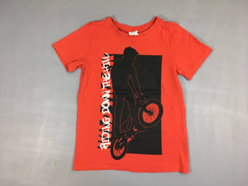 T-shirt m.c rouge vélo