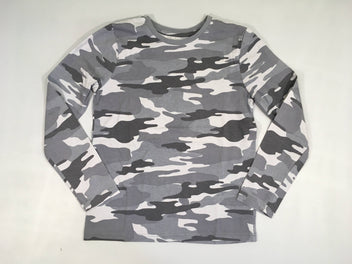 T-shirt m.l gris motif camouflage