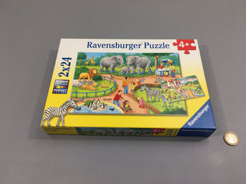 Puzzle zoo 2x24 pièces +4a