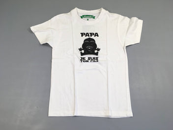 T-shirt m.c blanc PAPA