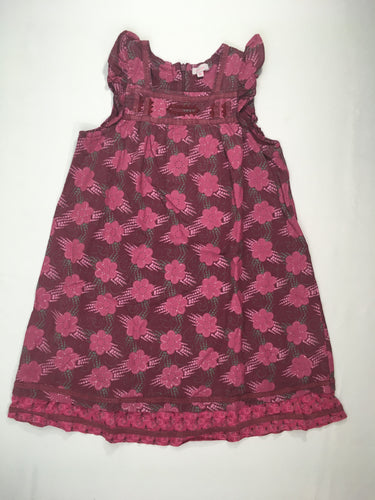 Robe s.m mauve fleurie, moins cher chez Petit Kiwi