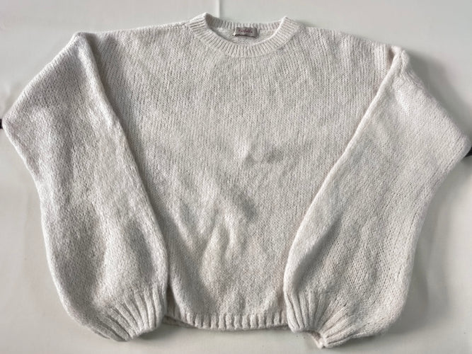 Pull mailles gris 20% kid mohair 10% laine, Farfalla, moins cher chez Petit Kiwi