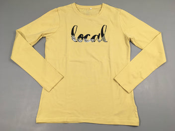 T-shirt m.l jaune Local sequins