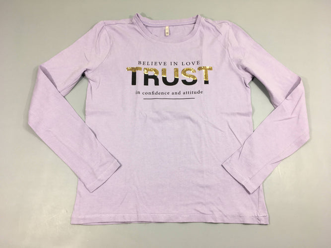 T-shirt m.l mauve Trust sequins, Kids Only, moins cher chez Petit Kiwi