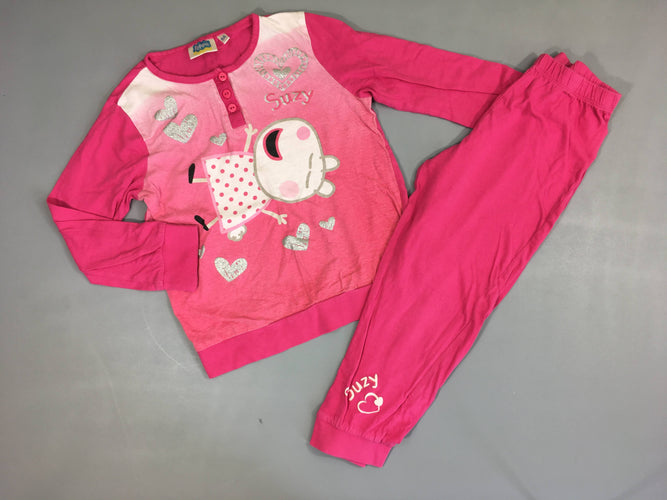 Pyjama 2pc jersey rose Peppa Pig, moins cher chez Petit Kiwi