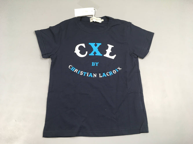 NEUF T-shirt m.c bleu foncé Christian La.croix, moins cher chez Petit Kiwi