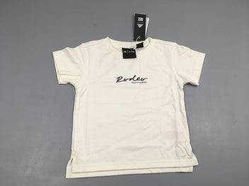 NEUF T-shirt m.c écru Rodéo