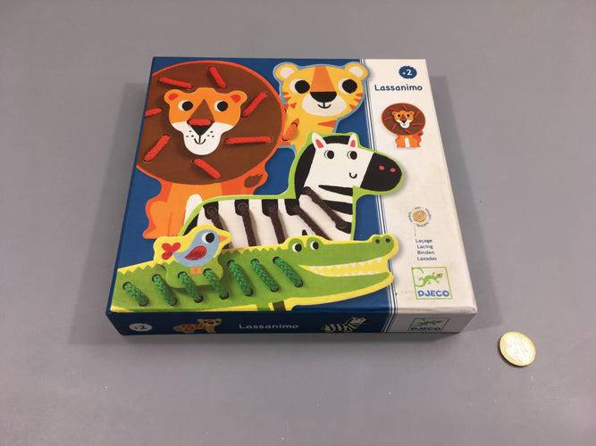 Lassanimo, jeu de laçage +2a, moins cher chez Petit Kiwi