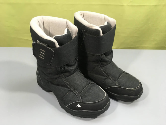 Bottes de neiges scratch noires, 33, moins cher chez Petit Kiwi