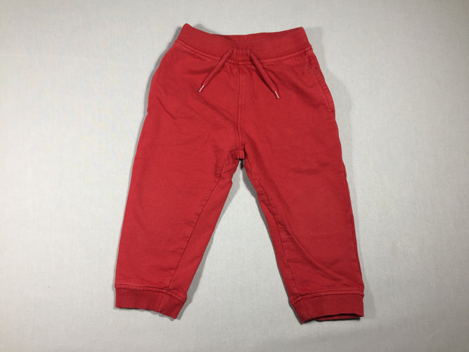 Pantalon molleton rouge, moins cher chez Petit Kiwi