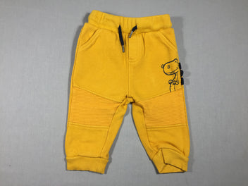 Pantalon molleton jaune - dino