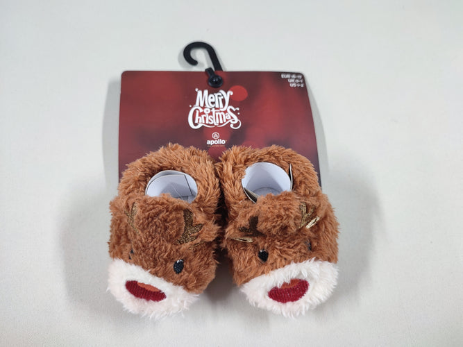 NEUF! Chaussons renne de Noël, 16-17, moins cher chez Petit Kiwi