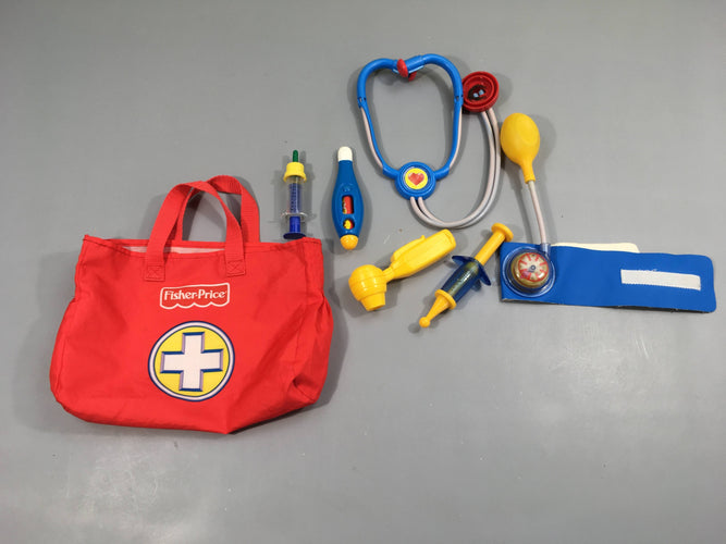 Mallette (tissu) docteur medical kit, moins cher chez Petit Kiwi