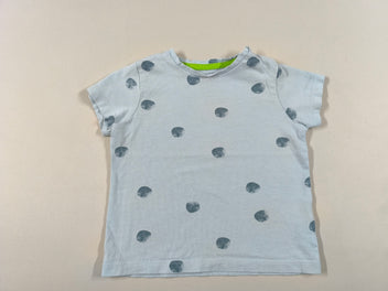 T-shirt m.c bleu à pois