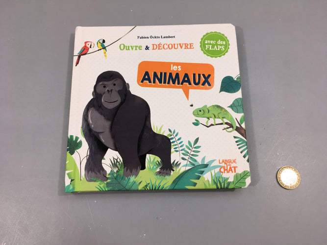 Les animaux-Ouvre & découvre (avec des flaps), moins cher chez Petit Kiwi