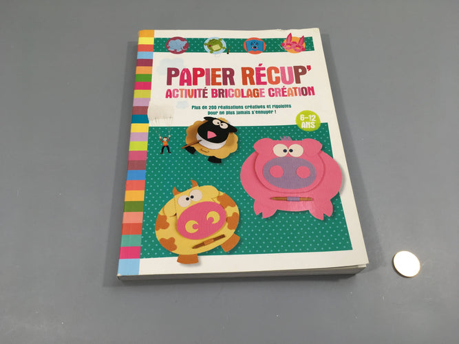 Papier récup - activité bricolage création, moins cher chez Petit Kiwi