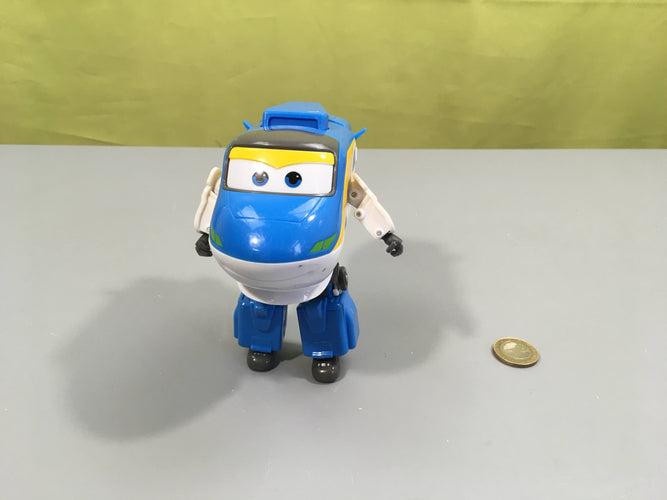 Super Wings - Train Transformable Robot Tony, moins cher chez Petit Kiwi