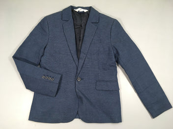 Veste blaser bleu foncé fausse pochette