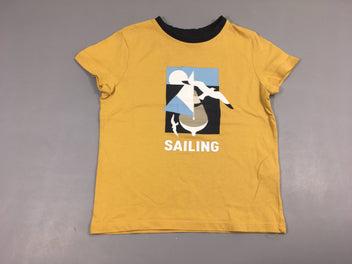 T-shirt m.c jaune bateau