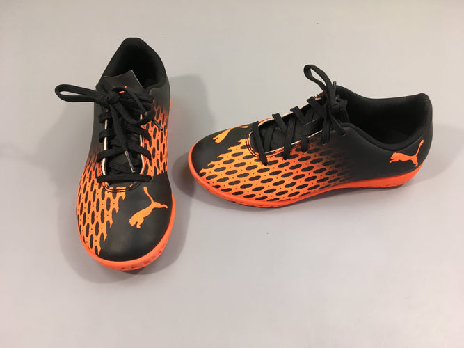 Baskets de minifoot noir/orange, 34, moins cher chez Petit Kiwi