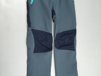 Pantalon softshell de randonnée - MH550 gris bleuté