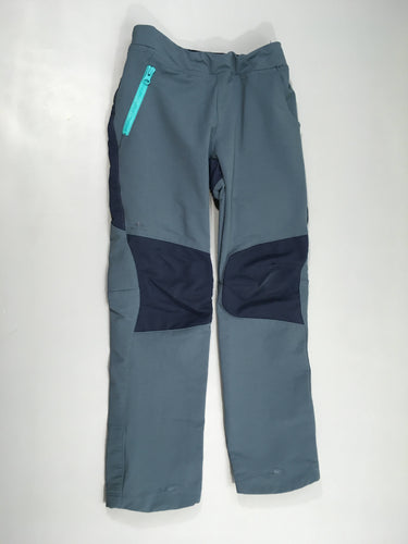 Pantalon softshell de randonnée - MH550 gris bleuté, moins cher chez Petit Kiwi