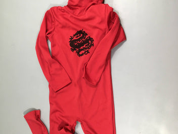 Déguisement combi de Ninja rouge