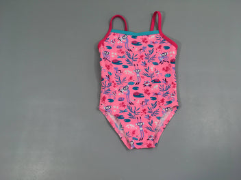 Maillot rose singe