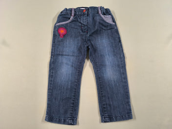 Jeans écusson montgolfière étoile