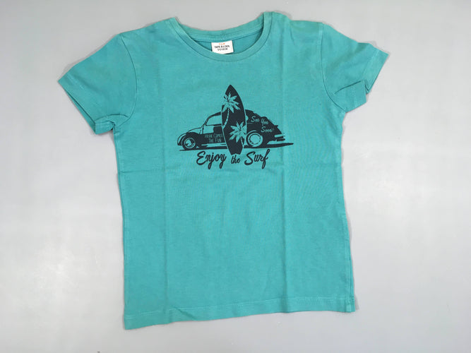 T-shirt m.c vert Surf, moins cher chez Petit Kiwi