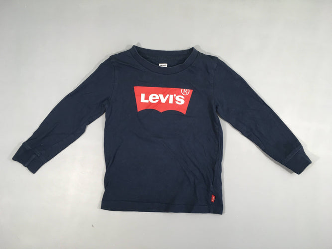 T-shirt m.l bleu foncé Levis, moins cher chez Petit Kiwi