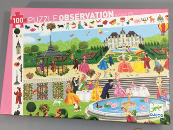 Puzzle Observation & Poster Garden party 100pcs +5a