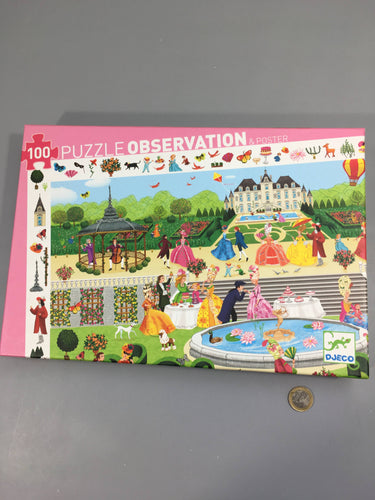 Puzzle Observation & Poster Garden party 100pcs +5a, moins cher chez Petit Kiwi