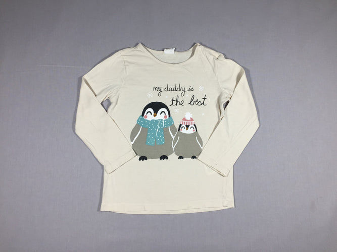 T-shirt m.l beige - Pingouins, moins cher chez Petit Kiwi