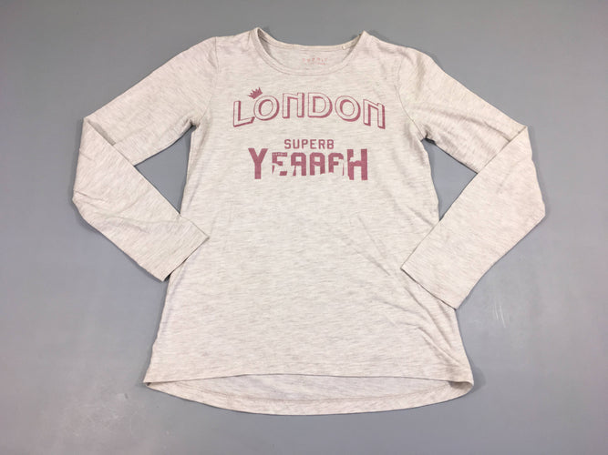 T-shirt m.l beige flammé London, moins cher chez Petit Kiwi