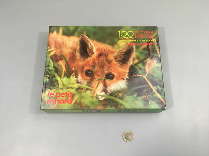 Complet puzzle 100pcs le petit renard, moins cher chez Petit Kiwi