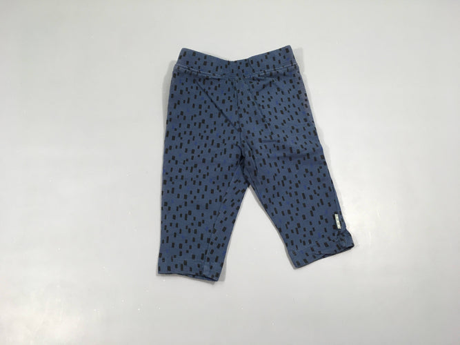 Pantalon molleton bleu traits, moins cher chez Petit Kiwi