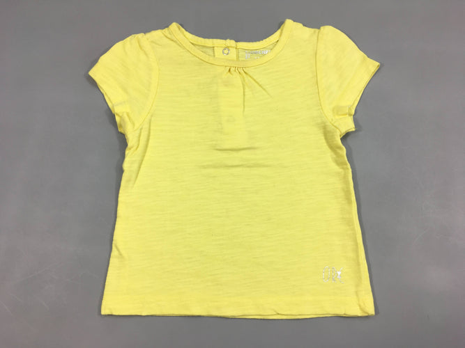 T-shirt m.c jaune flammé, moins cher chez Petit Kiwi