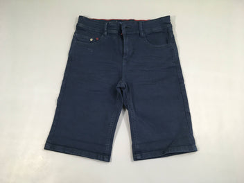 Bermuda slim bleu foncé