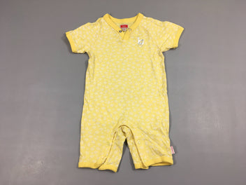 Combishort jersey jaune poissons