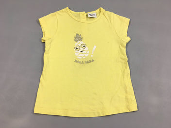 T-shirt m.c jaune ananas