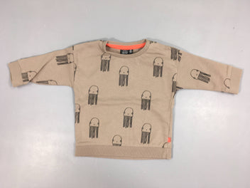 Sweat taupe méduses