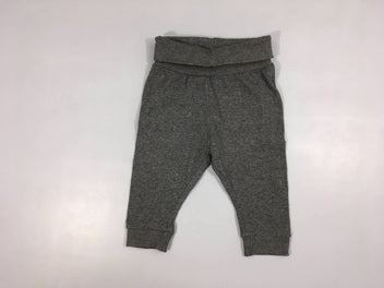 Pantalon jersey gris foncé chiné