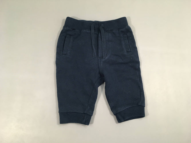 Pantalon molleton bleu marine, moins cher chez Petit Kiwi