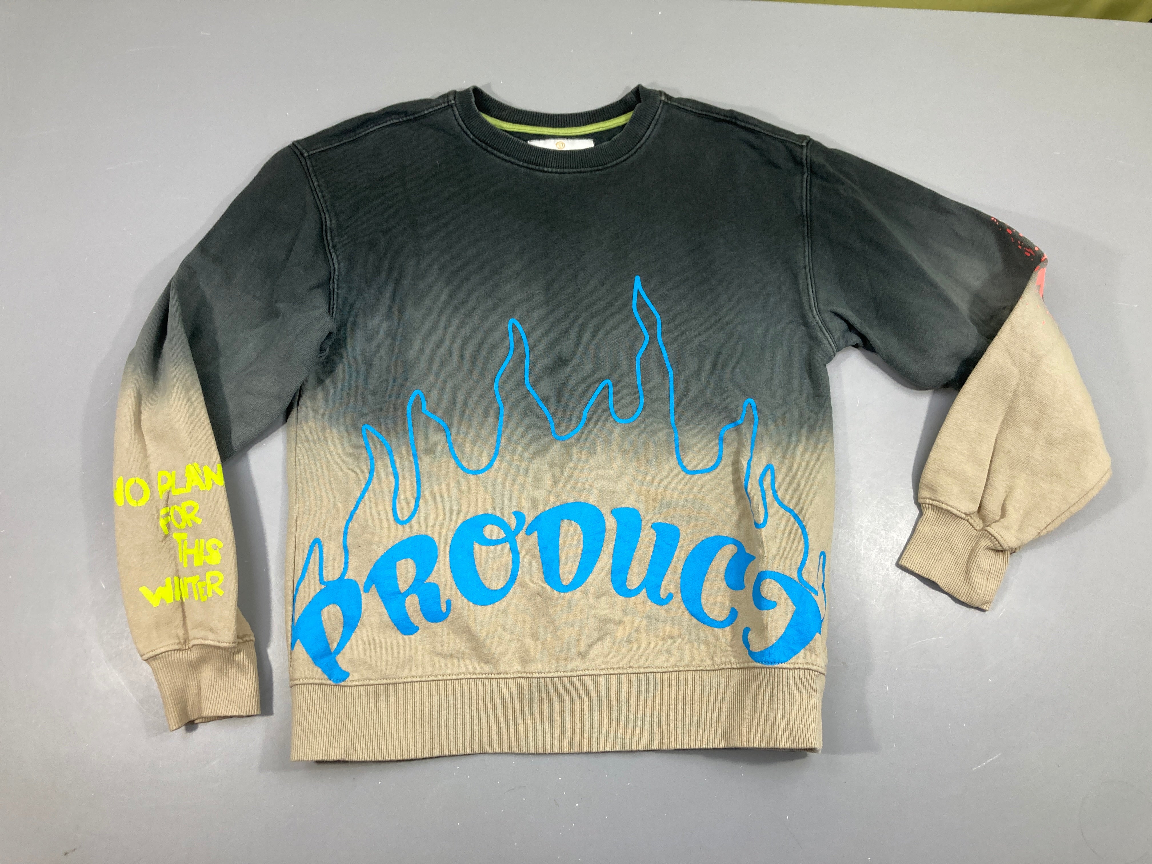 Sweat dégradé gris Product Légèrement bouloché