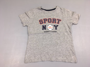 T-shirt m.c gris chiné sport