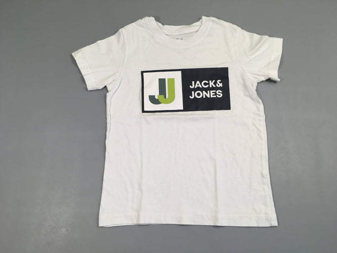 T-shirt m.c blanc jack&jones, moins cher chez Petit Kiwi