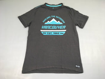 T-shirt m.c gris foncé vancouver